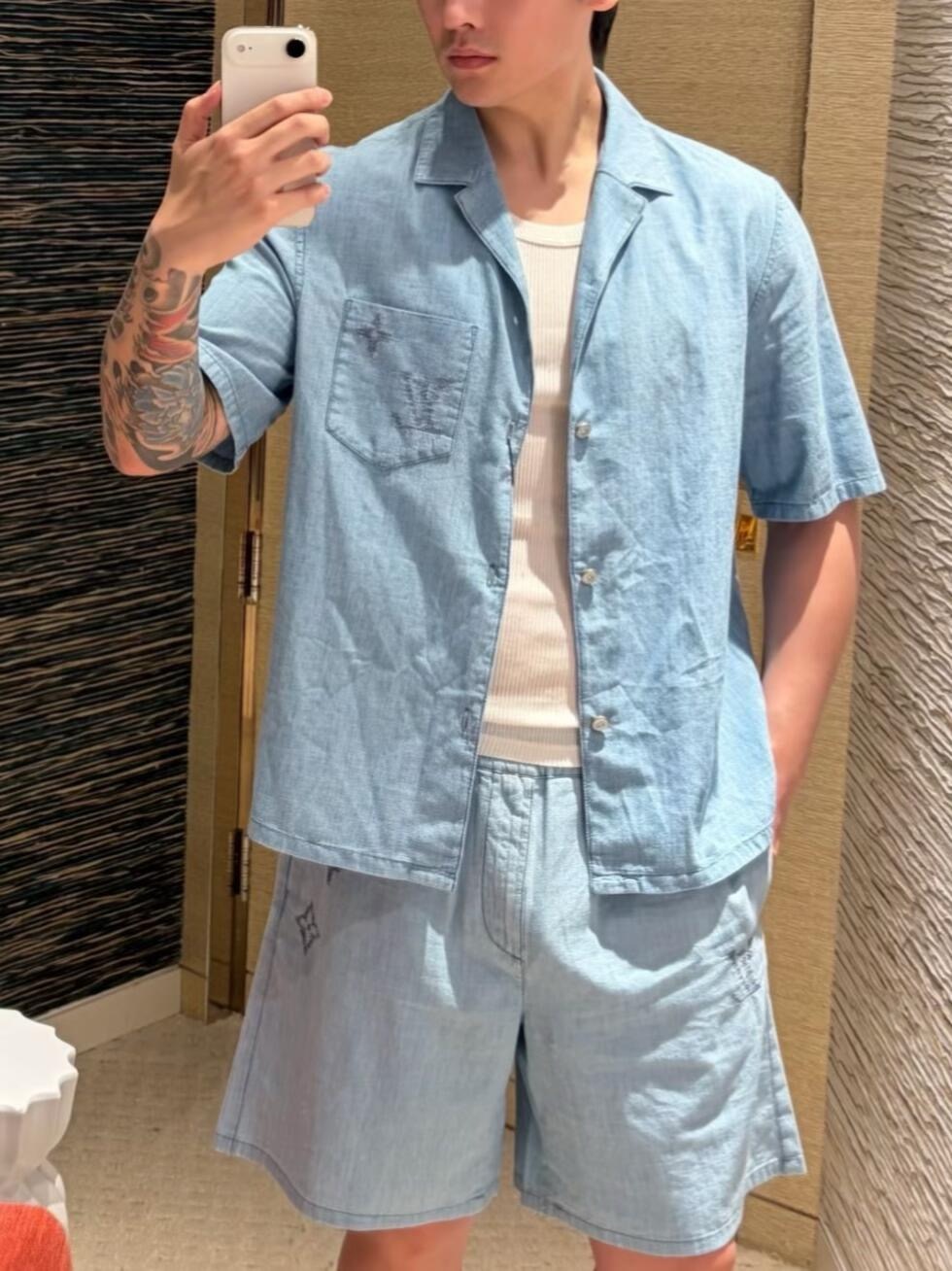 [홍콩명품.LOUIS VUITTON] 루이비통 2026 남성용 반팔셔츠세트 LV3310 YB 홍콩명품의류,구매대행,온라인명품