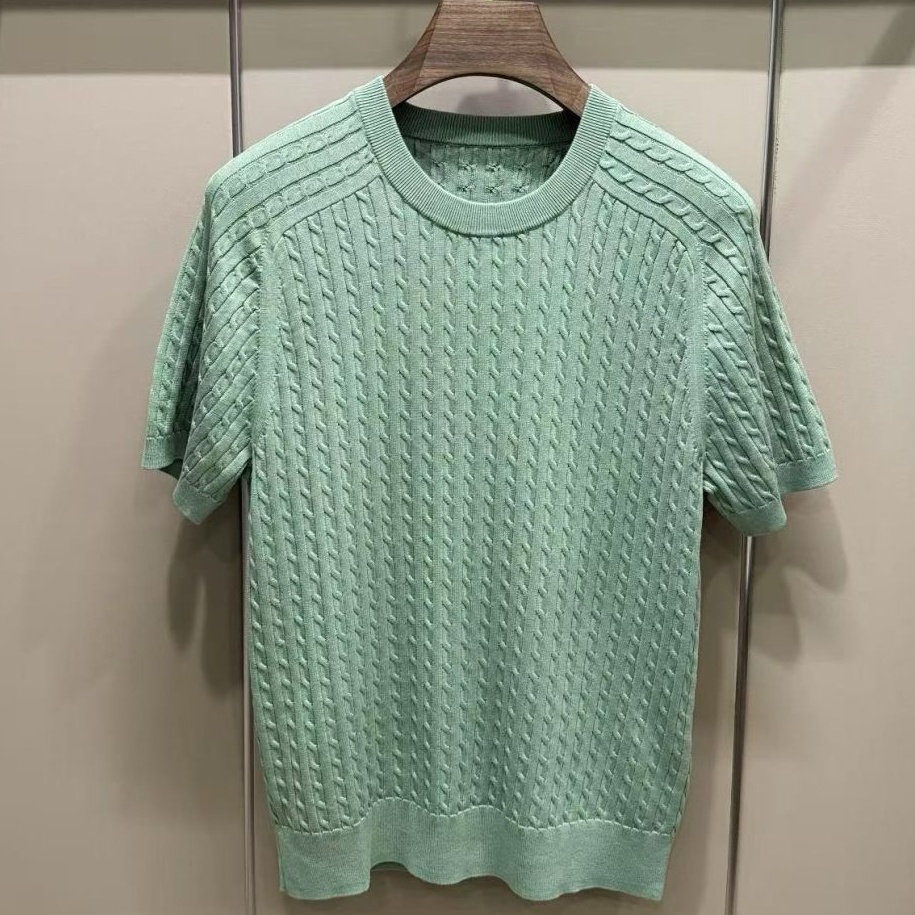 [홍콩명품.loro piana] 로로피아나 2026 남성용 니트반팔 LP1461 PD  홍콩명품의류,구매대행,온라인명품