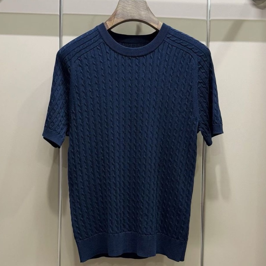 [홍콩명품.loro piana] 로로피아나 2026 남성용 니트반팔 LP1463 PD  홍콩명품의류,구매대행,온라인명품