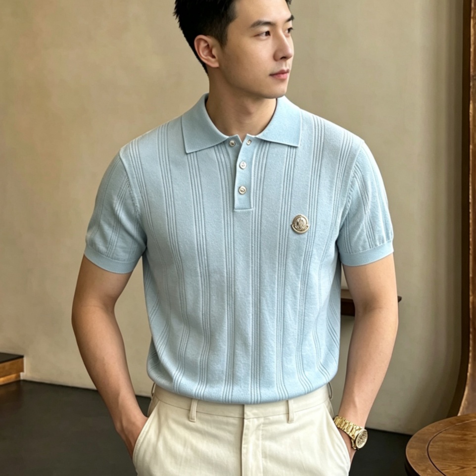 [홍콩명품.MONCLER] 몽클레어 2026 남성용 니트반팔 MQ1848 PD 홍콩명품의류,구매대행,온라인명품