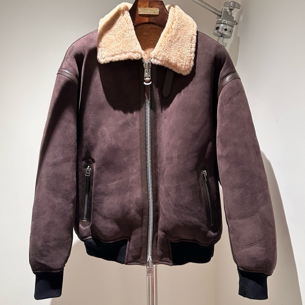 [홍콩명품,TOM FORD] 톰포드 2026 남성용 모피일체 양가죽 자켓 TF213 HD 홍콩명품의류,구매대행,온라인명품