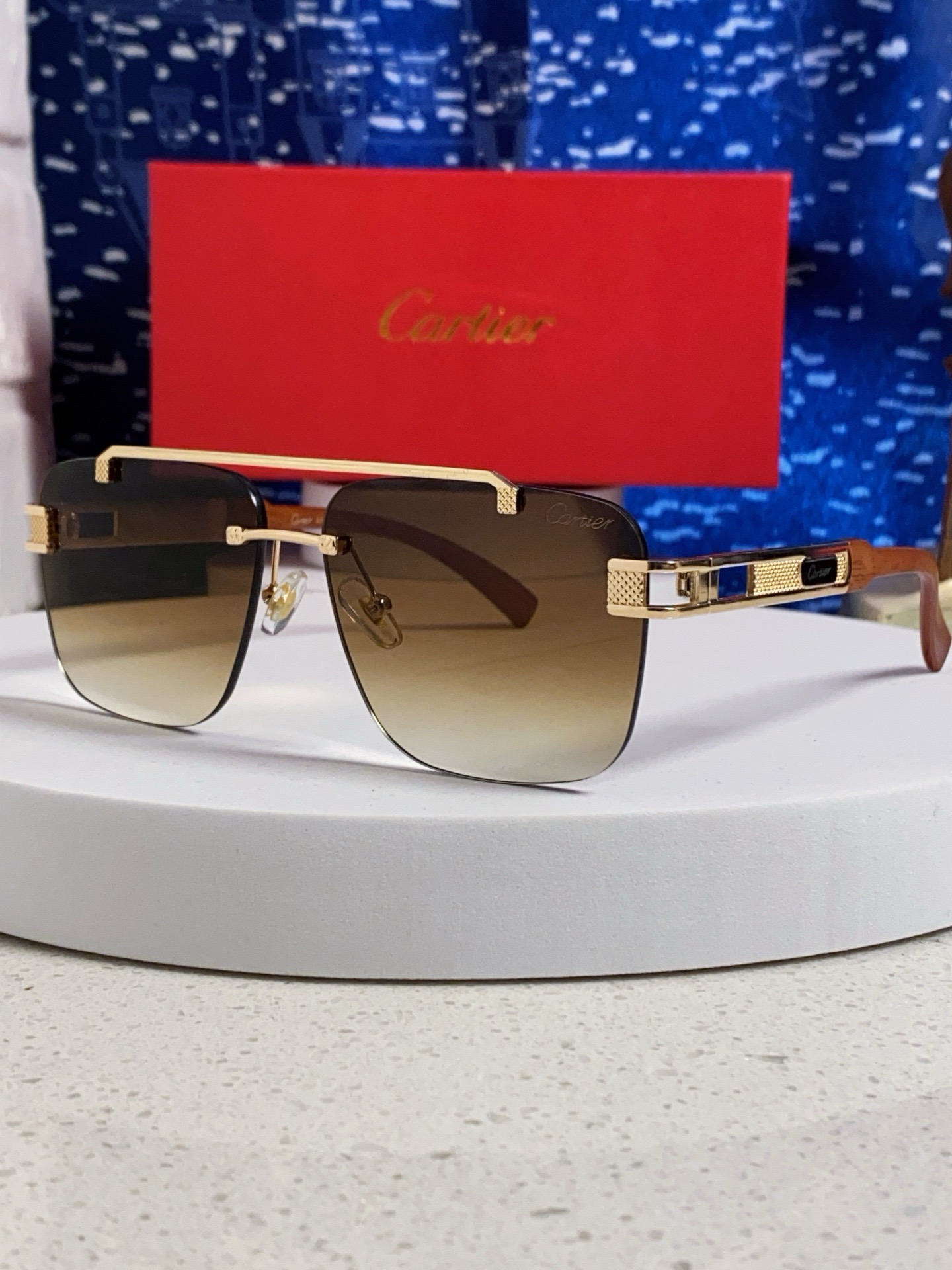 [홍콩명품.CARTIER/까르띠에] 26SS 로고 연예인 여자 남자선글라스 CT008 SG2 홍콩명품의류,구매대행,온라인명품