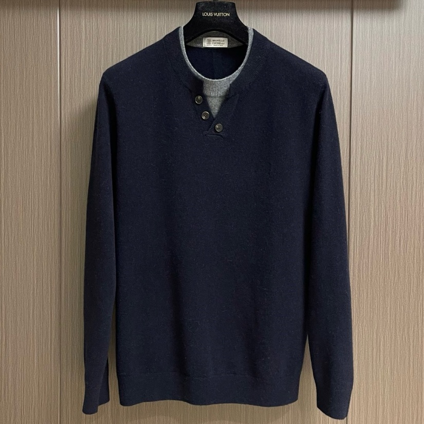 [홍콩명품.BRUNELLO CUCINELLI]브루넬로 쿠치넬리 2026 남성용 울 풀오버 BL1791 HD 홍콩명품의류,구매대행,온라인명품