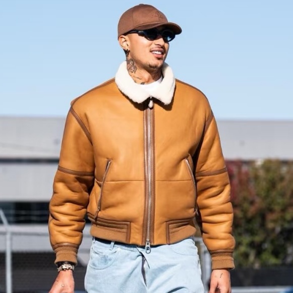 [홍콩명품.loro piana]로로피아나 2026 남성용 모피일체양가죽 자켓 LP1668 HD 홍콩명품의류,구매대행,온라인명품